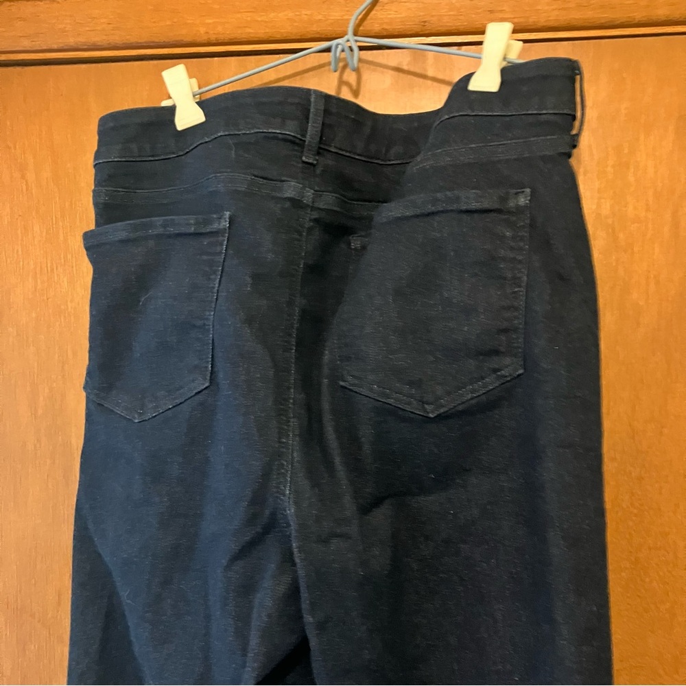 NYDJ Marilyn Straight Jeans, Dark Rinse, Size 16, Lift X Tuck Technology - Picture 6 of 9